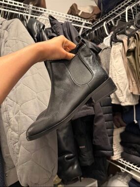 Cole Haan Black Leather Chelsea Boot